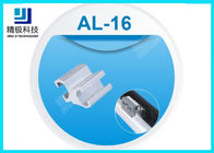 Aluminiowe złącza rurowe ze stopu AL-16 Podwójne boki Złącze zewnętrzne Anodowanie srebra