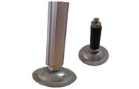 Flexible PP Plastic + Steel Screw Pipe Rack Fittings / Accessories