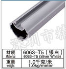 Chiny Przemysłowa rura profilu T-Slot ze stopu aluminium o średnicy 28 mm