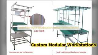 Custom Lean Pipe Rack Workstation Industrial Solutions