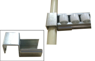 Custom 40MM Iron Steel Frame Sliding Roller Track in Flow Pipe Racking