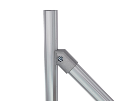 ADC12 Aluminum Tube Fitting AL-3 45 Degree External Fixing Support
