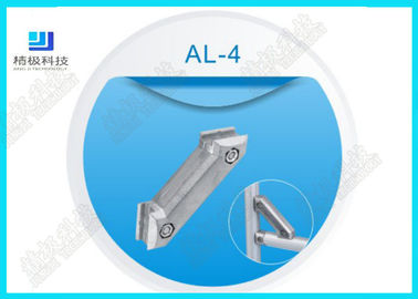 Double Side 45 Degree Aluminum Tubing Joints Diagonal Brace Pipe Connector AL -4