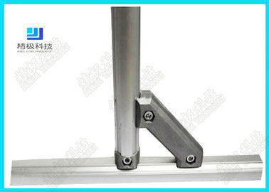 Double Side 45 Degree Aluminum Tubing Joints Diagonal Brace Pipe Connector AL -4