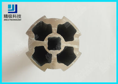 6063-T5 Plum Blossom Tubing Aluminium Alloy Pipe Silvery Oxidation Flower Pipe AL-M