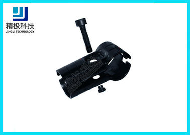 Adjustable Metal Joint for Pipe Rack , Thickness 23mm  T-Type Black Tubing Joint HJ-1