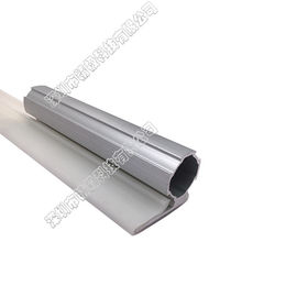 P-2000-E Aluminium Alloy Pipe Acrylic Board Glass Card Slot Pane HDPE In White