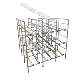 Stainless Steel Pipe Rack Custom Structural Easy Assemble For Electronic Equipment