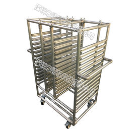 Stainless Steel Pipe Rack Custom Structural Easy Assemble For Electronic Equipment