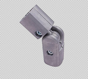 Die Casting Aluminum Pipe Joints AL-30 Aluminium Tube Connectors Anodizing Silver