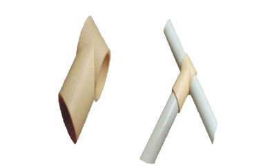 Flexible Plastic Pipe Joints Equal Tee Pipe Fitting Ivory / Black