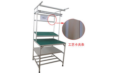 Small Aluminium Alloy Lightweight Pipe Workbench With ESD Green Mat
