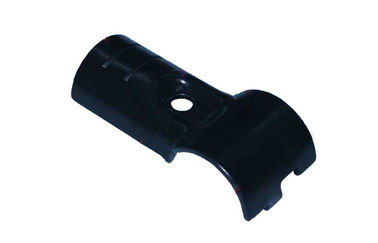 T-Joint Black Metal Clamp / Rust Protection Connector for ABS Coated Pipe