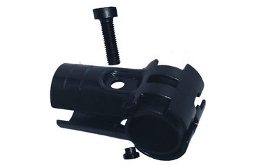 Black ABS Coated Metal Pipe Joints For Storage Rack / Warehouse Rack System