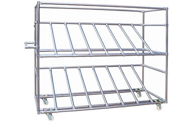 Modular System Stainless Steel Pipe Rack Chrome Plated Connectors