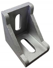 Aluminiowy wspornik narożny do piaskowania Srebrny aluminiowy profil Łącznik D Wspornik