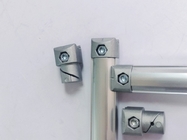 Piaskowane srebrno-białe złącze ADC-12 ze stopu aluminium AL-1-S 1,2 mm