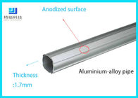 6063-T5 Grubość rury ze stopu aluminium 1,7 mm Srebrno-biały 4 m/pręt AL-2817