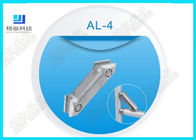 Double Side 45 Degree Aluminum Tubing Joints Diagonal Brace Pipe Connector AL -4