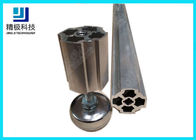 6063-T5 Plum Blossom Tubing Aluminium Alloy Pipe Silvery Oxidation Flower Pipe AL-M