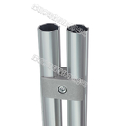 ISO9001 AL-11 Aluminiowa rura montażowa Odlewanie ciśnieniowe Podwójne złącze równoległe rurowe
