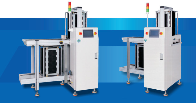 Automatic Loader SMT PCB Conveyor Machine for PCB Size 80x50-330x250mm and MateriaI Box Sizes 355*320x565mm