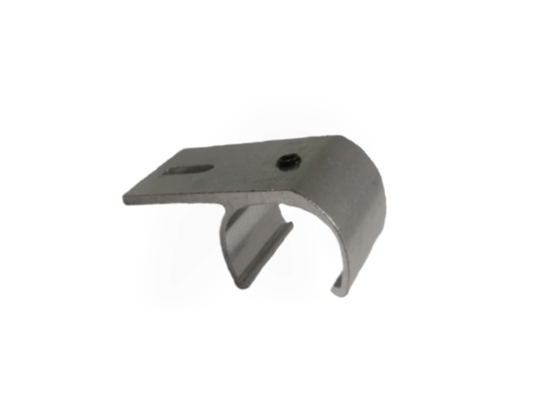 Anodujące srebrne aluminiowe mobilne mocowania nachylne AL-28 stosowane do łączenia dwóch rur aluminiowych