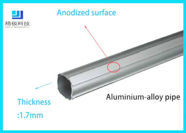Włókna aluminiowe Rurka średnica 28 mm Ściana rury grubość 1,7 mm Srebro Białe AL-2817