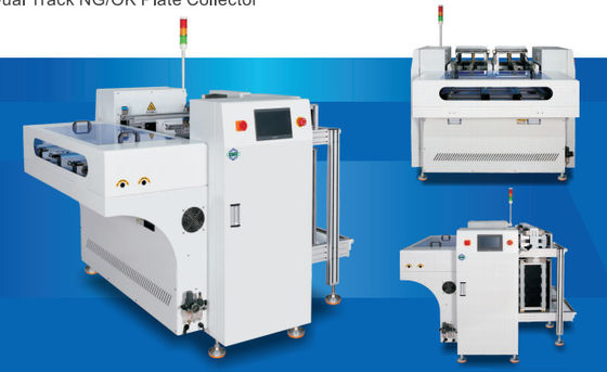 Konfigurowalny dwutorowy przenośnik SMT PCB z systemem zbierania płytek NG OK