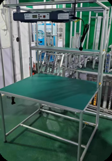 Modułowe, elastyczne stoły warsztatowe z chudą rurą, ergonomiczne, zbudowane z myślą o oszczędnej produkcji