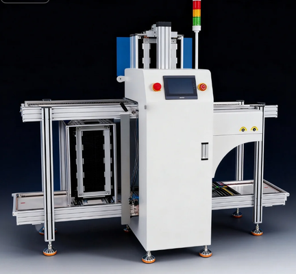 Szerokość PCB 50 do 460 mm System zarządzania pasą lutową oferujący ręczną lub automatyczną dwukierunkową obsługę sterowania linią produkcyjną