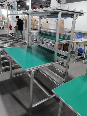Aluminiowy profil ESD Lean Workstation z wózkiem rolkowym