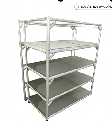 Aluminiowy profil ESD Workbench, wielowarstwowy stół roboczy antystatyczny do warsztatu elektronicznego